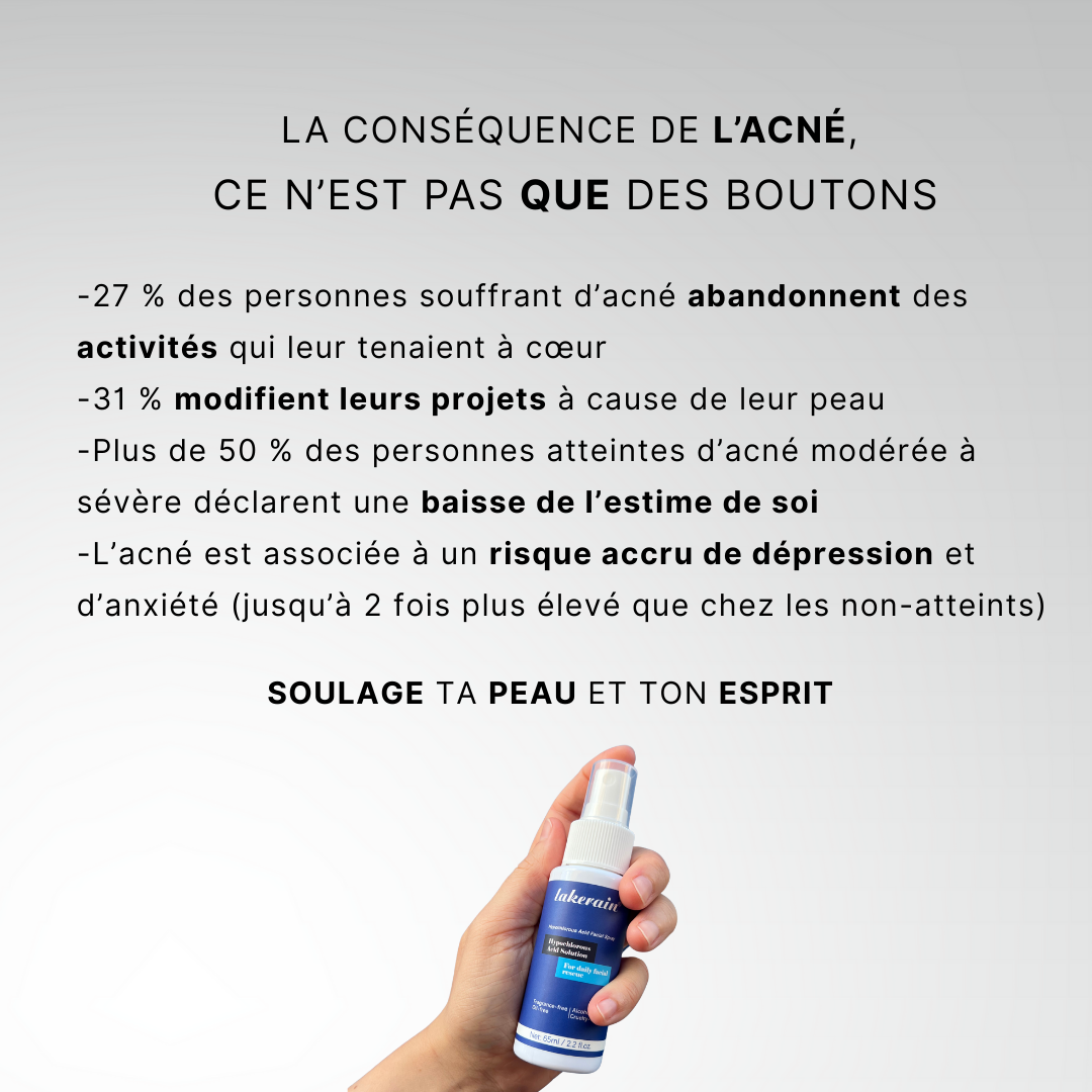 L'Acide Hypochloreux, une peau enfin nette