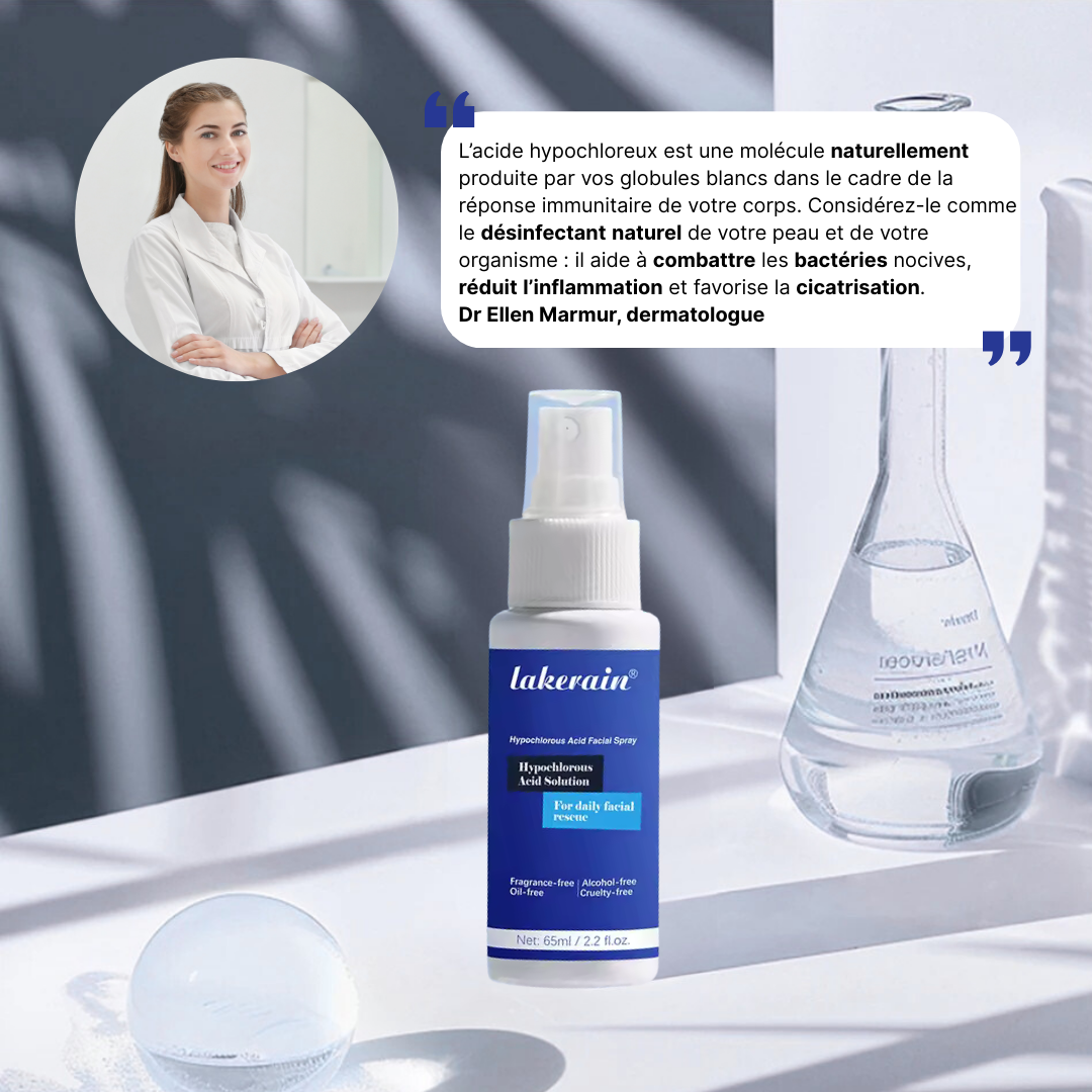 L'Acide Hypochloreux, une peau enfin nette